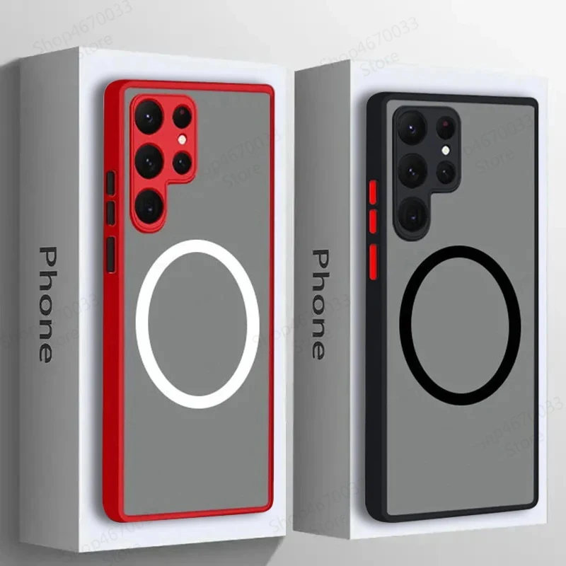 For Magsafe Magnetic Phone Case For Samsung