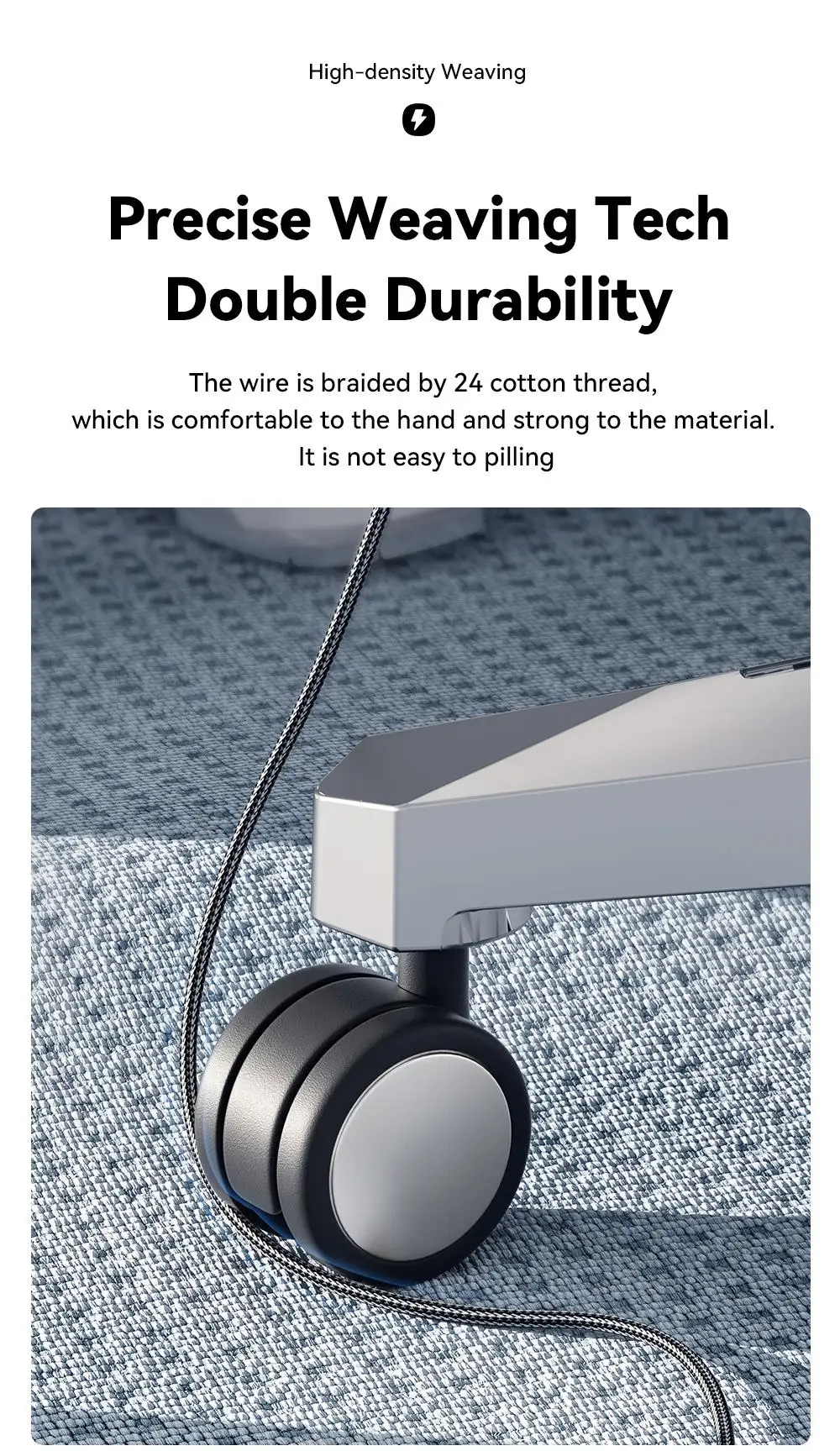 Wire 29W PD Fast Charging Type C To Lighting Data Cord