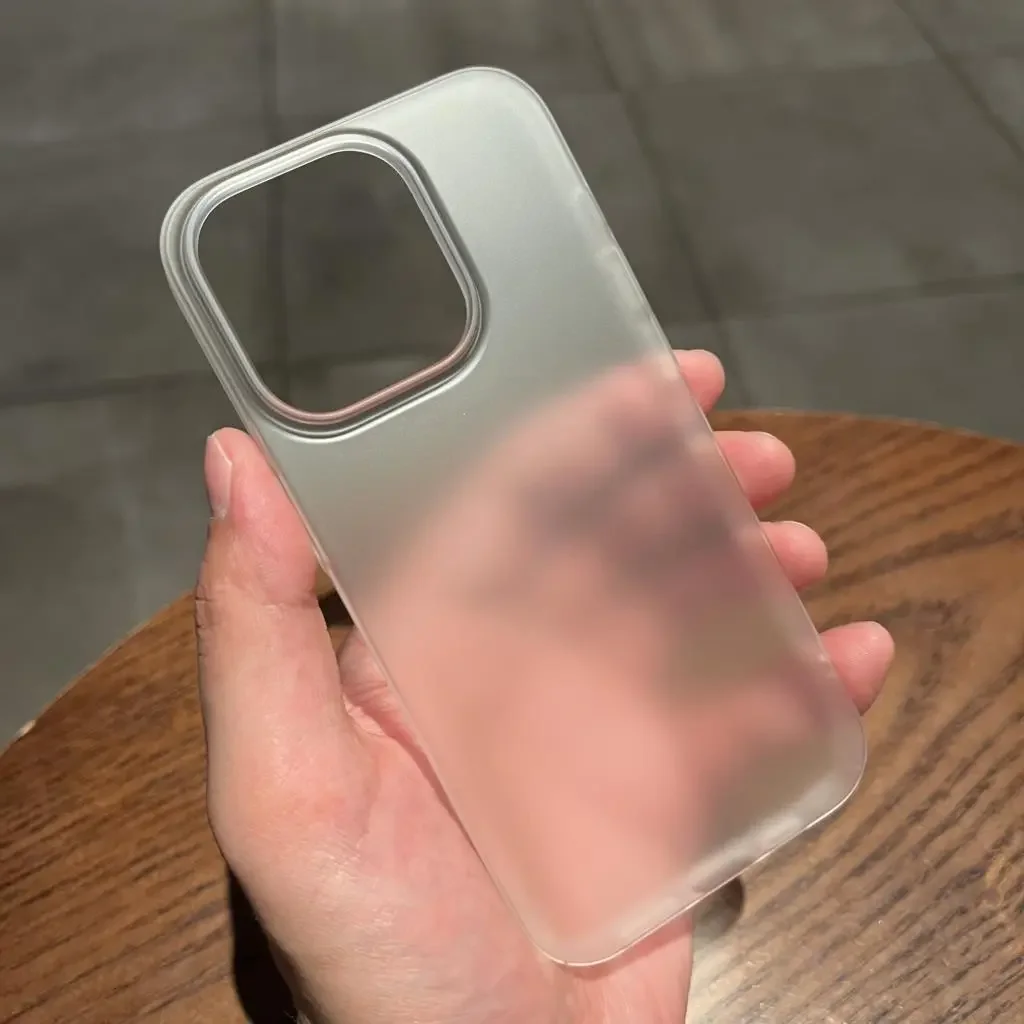 Ultra Thin Matte Hard PC Translucent Clear Phone Case For iPhone Slim Skin Back Cover