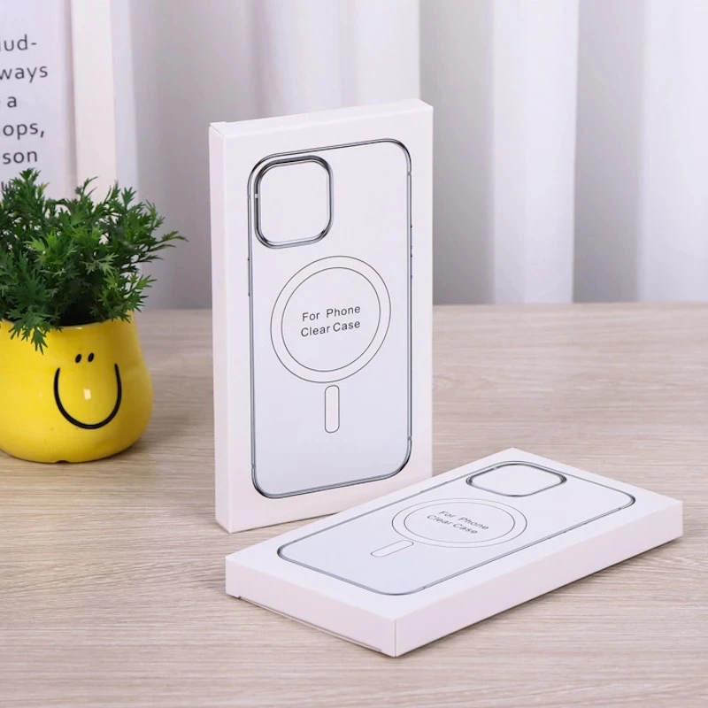 Hard Crystal Original Magnectic Case For iPhone Magsafe Wireless Charging Cover