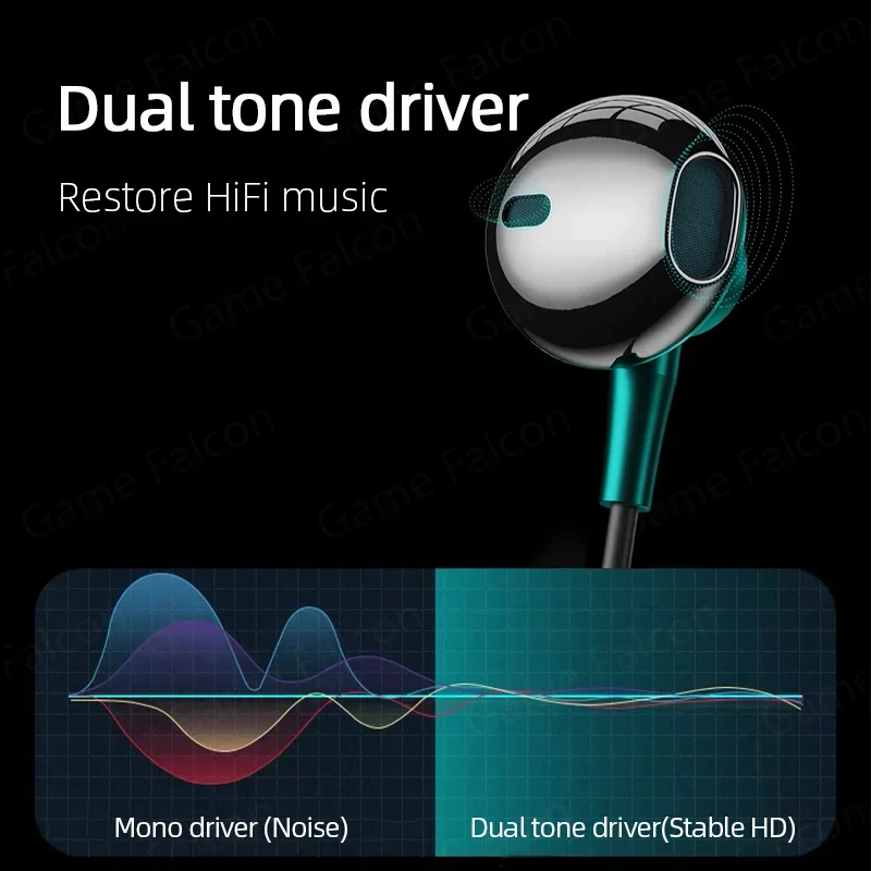 USB Type C Headphone HiFi Bass Stereo Volume Control Mic 3.5mm Wired Earbuds USB Type C Headphone HiFi Bass Stereo Volume Control Mic 3.5mm Wired Earbuds