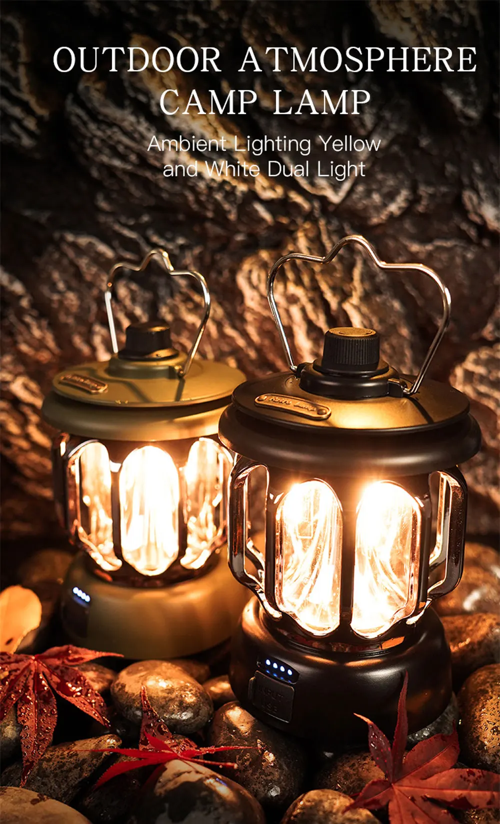 Retro Portable Camping Lantern 6000mAh Outdoor Kerosene Vintage Camp Lamp 3 Lighting Modes Tent Light for Hiking Climbing Yard Retro Portable Camping Lantern 6000mAh Outdoor Kerosene Vintage Camp Lamp 3 Lighting Modes Tent Light for Hiking Climbing Yard