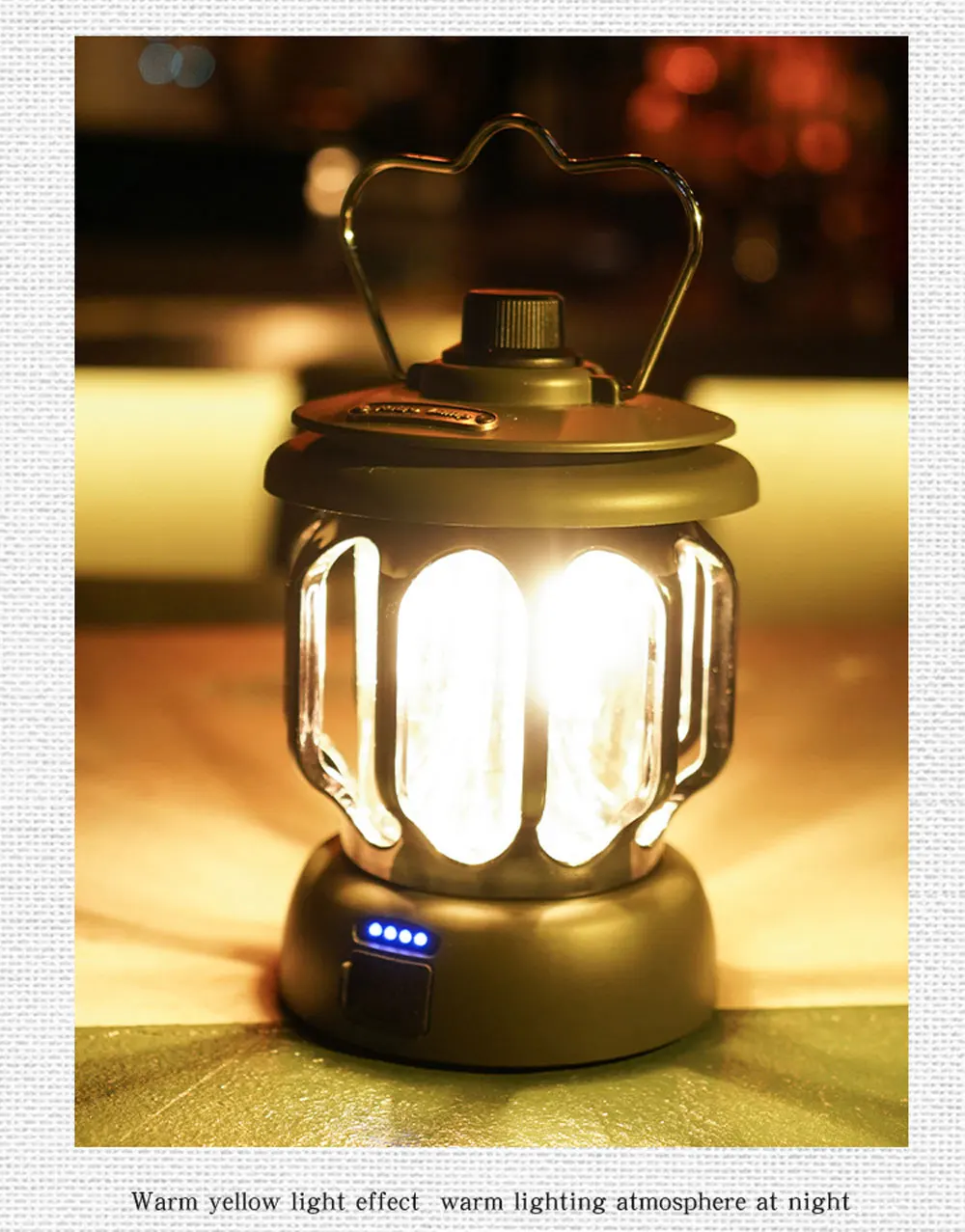 Retro Portable Camping Lantern 6000mAh Outdoor Kerosene Vintage Camp Lamp 3 Lighting Modes Tent Light for Hiking Climbing Yard Retro Portable Camping Lantern 6000mAh Outdoor Kerosene Vintage Camp Lamp 3 Lighting Modes Tent Light for Hiking Climbing Yard