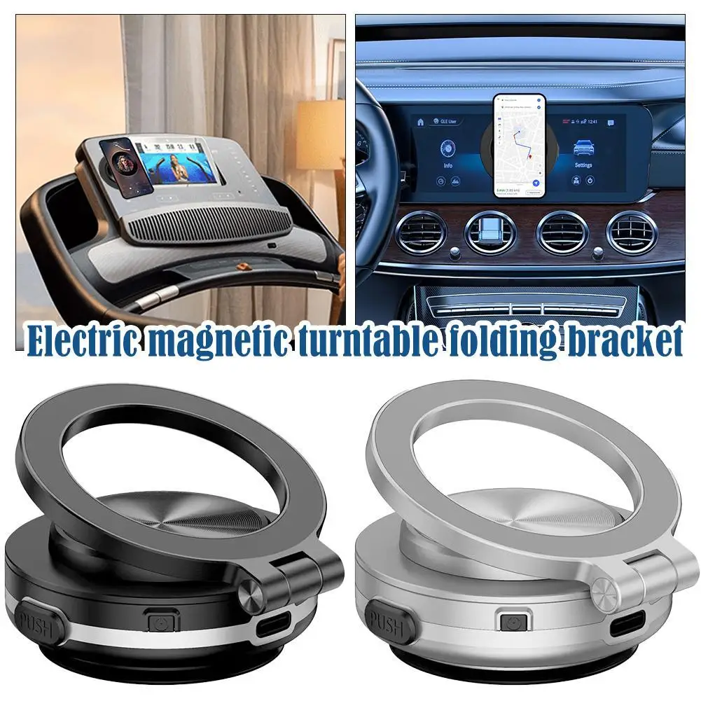 Intelligent Car Mount Mobile Phone Holder Magnetic Black Technology Universal Adsorption Bracket Vacuum Adsorption Stable Intelligent Car Mount Mobile Phone Holder Magnetic Black Technology Universal Adsorption Bracket Vacuum Adsorption Stable