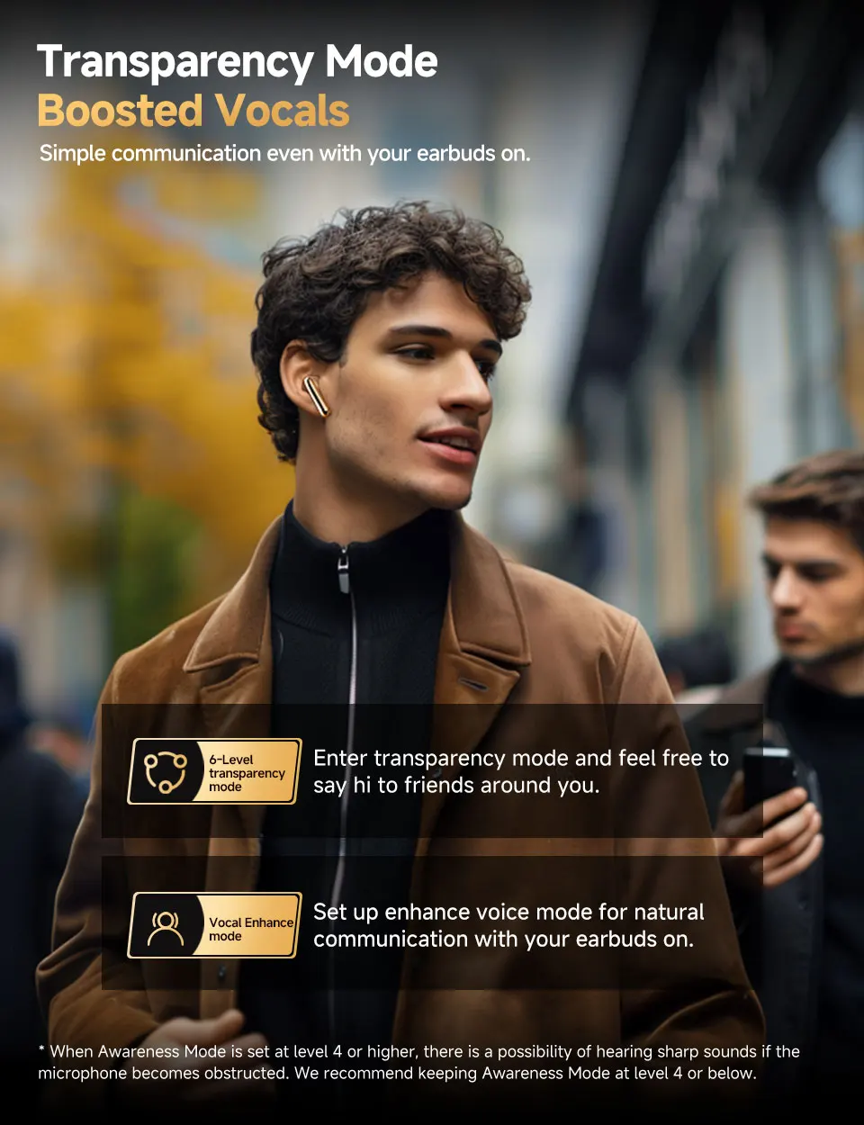 QCY MeloBuds Pro ANC Bluetooth 5.3 Earphones Wireless 46dB Hybrid ANC Hi-Res LDAC Earbuds 6 Mic Headphones 34H in-Ear Detection