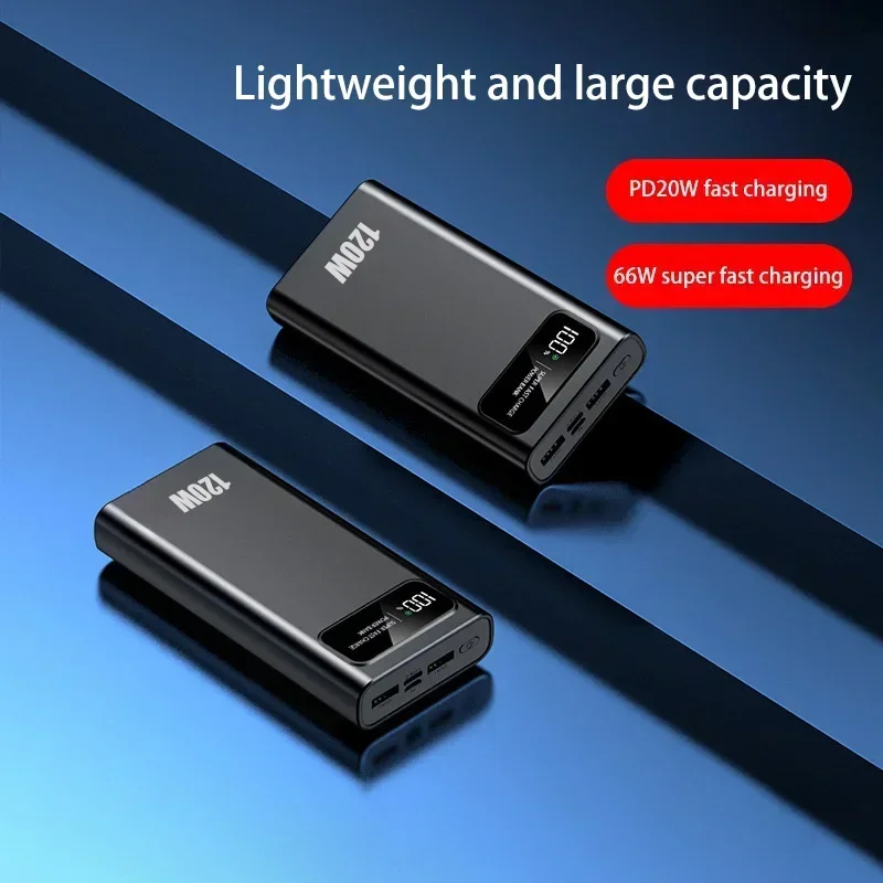 200000mah Digital Display Battery High Capacity  Power Bank 120w Power Bank Super Fast Charging For Iphone Samsung Xiaomi Huawei 200000mah Digital Display Battery High Capacity  Power Bank 120w Power Bank Super Fast Charging For Iphone Samsung Xiaomi Huawei