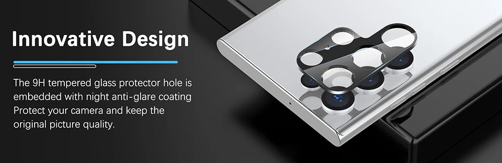 Camera Lens Protector for Samsung Galaxy S24 S23 S22 S21 Ultra Plus FE Back Camera Tempered Glass Cover Protection Accessories