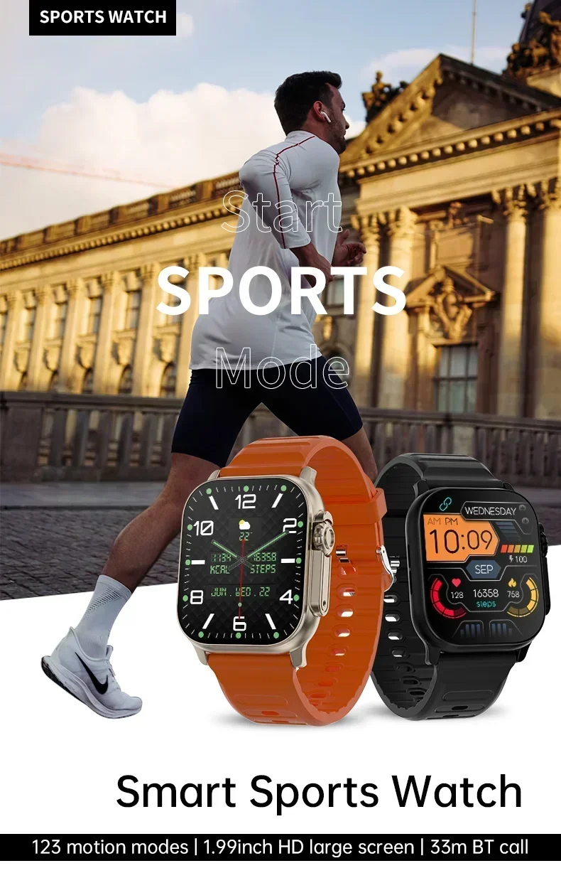 2024 New Smart Watch T10 U2 Watch Ultra IWO Watch Ultra NFC Smartwatch Series 9 Bluetooth Call 2.2 Inch Wireless Fitness Watch 2024 New Smart Watch T10 U2 Watch Ultra IWO Watch Ultra NFC Smartwatch Series 9 Bluetooth Call 2.2 Inch Wireless Fitness Watch