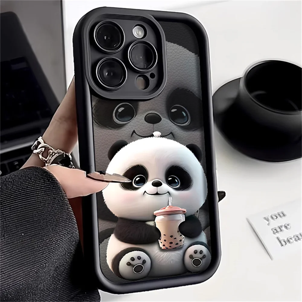 Panda Soft TPU Case For iPhone 15 Pro Max Cases iPhone 16 13 14 11 12 7 8 Plus SE 15promax 15pro 16pro 16promax Cover Funda Panda Soft TPU Case For iPhone 15 Pro Max Cases iPhone 16 13 14 11 12 7 8 Plus SE 15promax 15pro 16pro 16promax Cover Funda