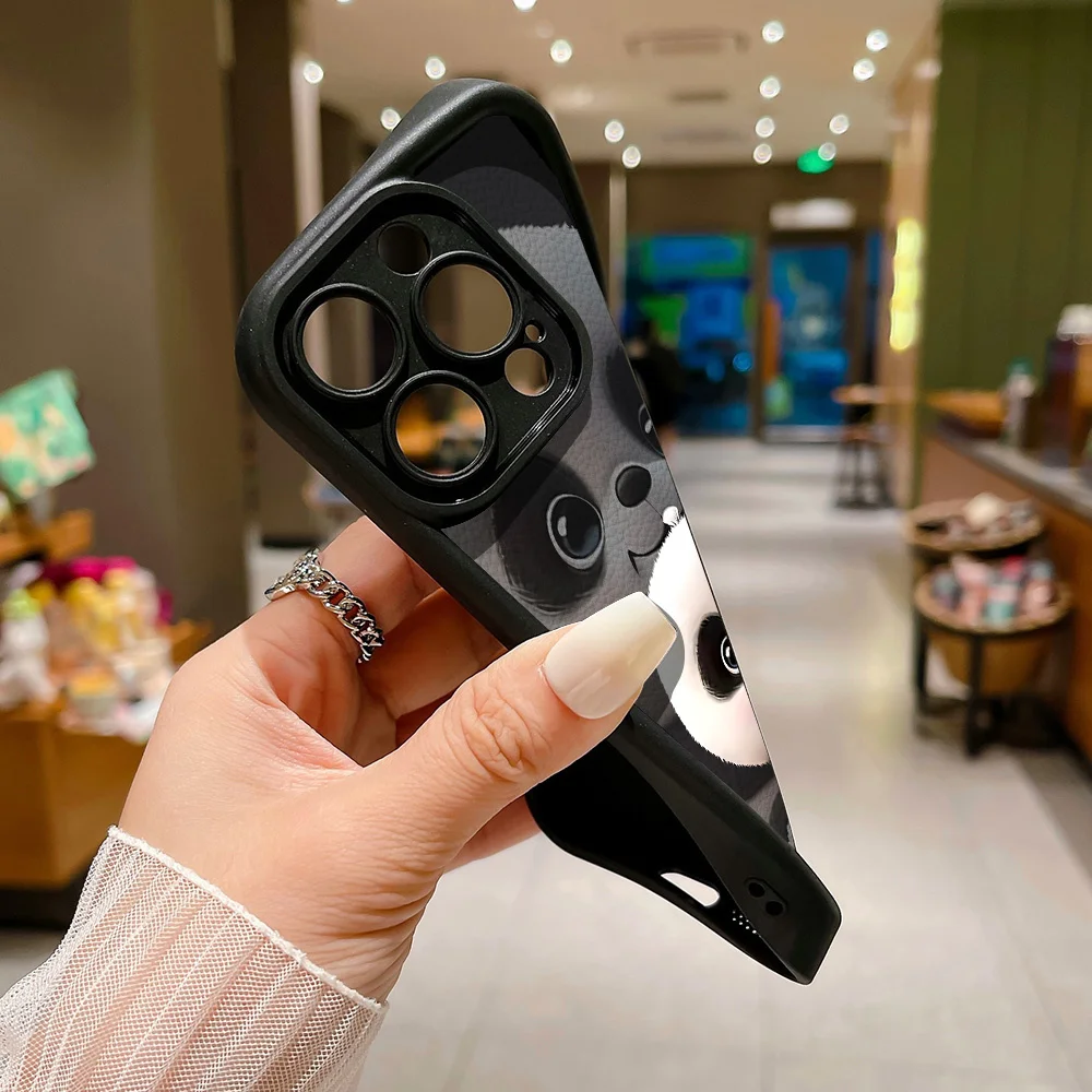 Panda Soft TPU Case For iPhone 15 Pro Max Cases iPhone 16 13 14 11 12 7 8 Plus SE 15promax 15pro 16pro 16promax Cover Funda Panda Soft TPU Case For iPhone 15 Pro Max Cases iPhone 16 13 14 11 12 7 8 Plus SE 15promax 15pro 16pro 16promax Cover Funda