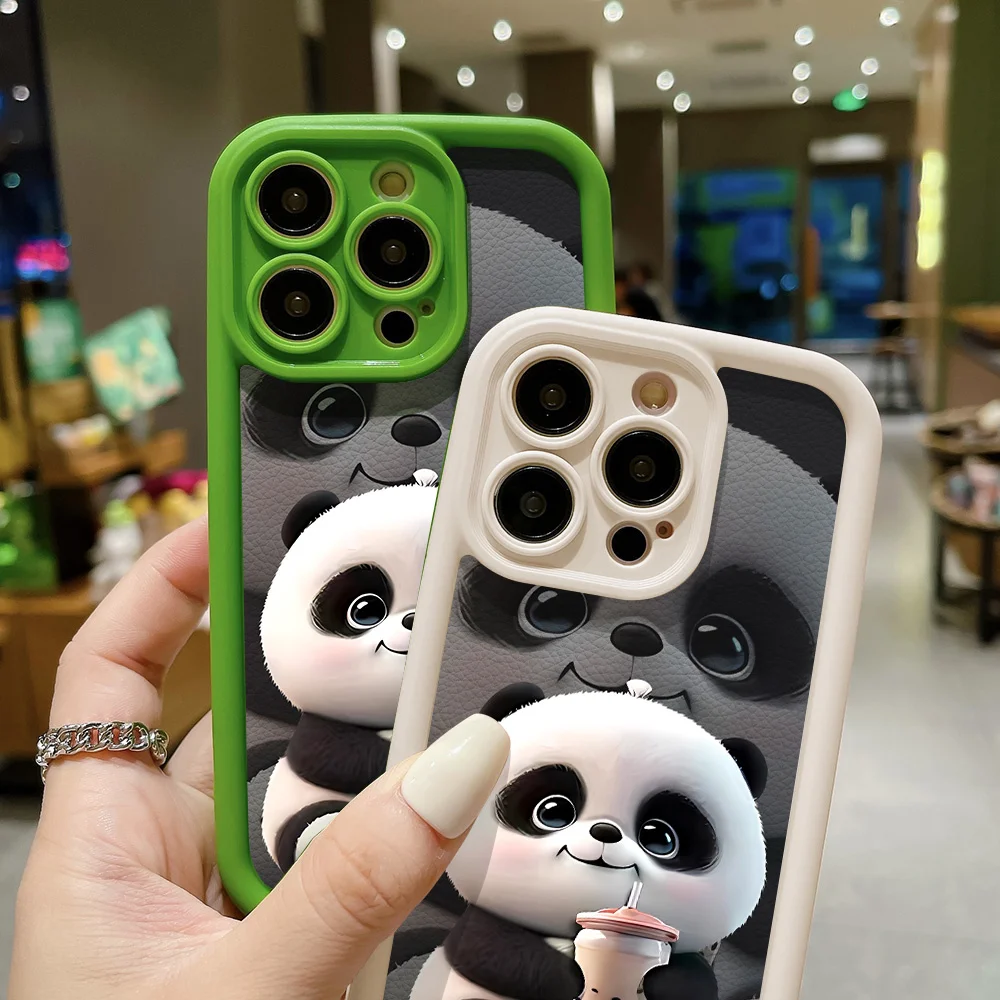 Panda Soft TPU Case For iPhone 15 Pro Max Cases iPhone 16 13 14 11 12 7 8 Plus SE  15promax 15pro 16pro 16promax Cover Funda Panda Soft TPU Case For iPhone 15 Pro Max Cases iPhone 16 13 14 11 12 7 8 Plus SE  15promax 15pro 16pro 16promax Cover Funda