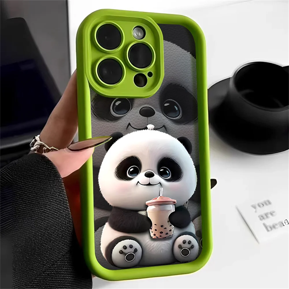 Panda Soft TPU Case For iPhone 15 Pro Max Cases iPhone 16 13 14 11 12 7 8 Plus SE 15promax 15pro 16pro 16promax Cover Funda Panda Soft TPU Case For iPhone 15 Pro Max Cases iPhone 16 13 14 11 12 7 8 Plus SE 15promax 15pro 16pro 16promax Cover Funda