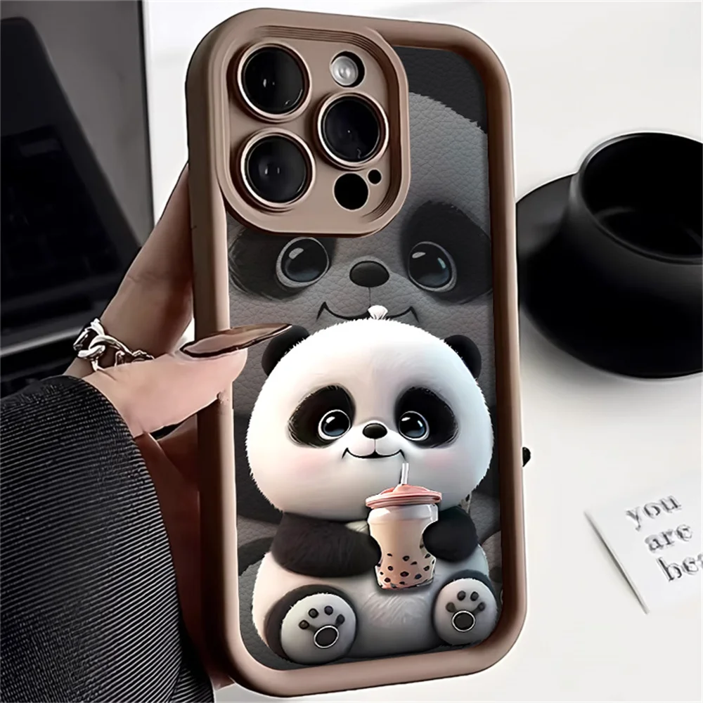 Panda Soft TPU Case For iPhone 15 Pro Max Cases iPhone 16 13 14 11 12 7 8 Plus SE 15promax 15pro 16pro 16promax Cover Funda Panda Soft TPU Case For iPhone 15 Pro Max Cases iPhone 16 13 14 11 12 7 8 Plus SE 15promax 15pro 16pro 16promax Cover Funda