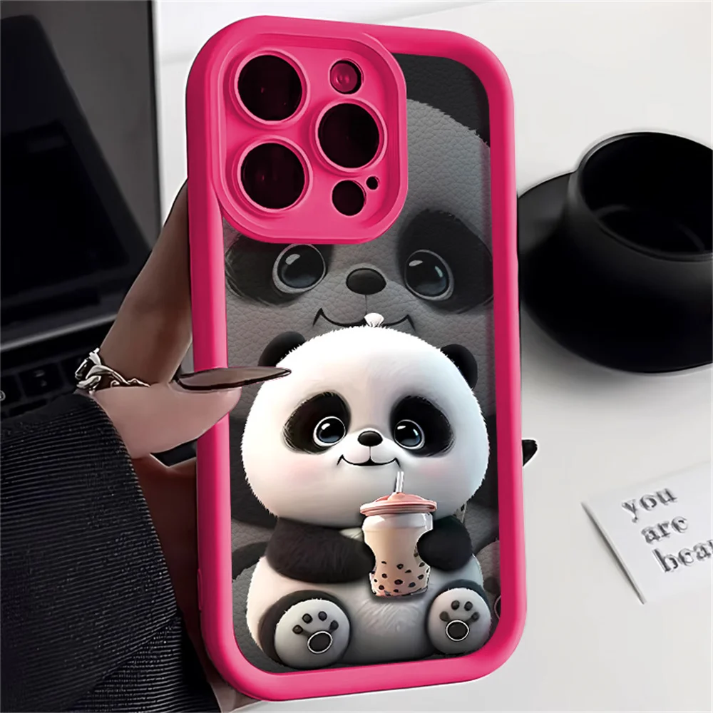 Panda Soft TPU Case For iPhone 15 Pro Max Cases iPhone 16 13 14 11 12 7 8 Plus SE  15promax 15pro 16pro 16promax Cover Funda Panda Soft TPU Case For iPhone 15 Pro Max Cases iPhone 16 13 14 11 12 7 8 Plus SE  15promax 15pro 16pro 16promax Cover Funda