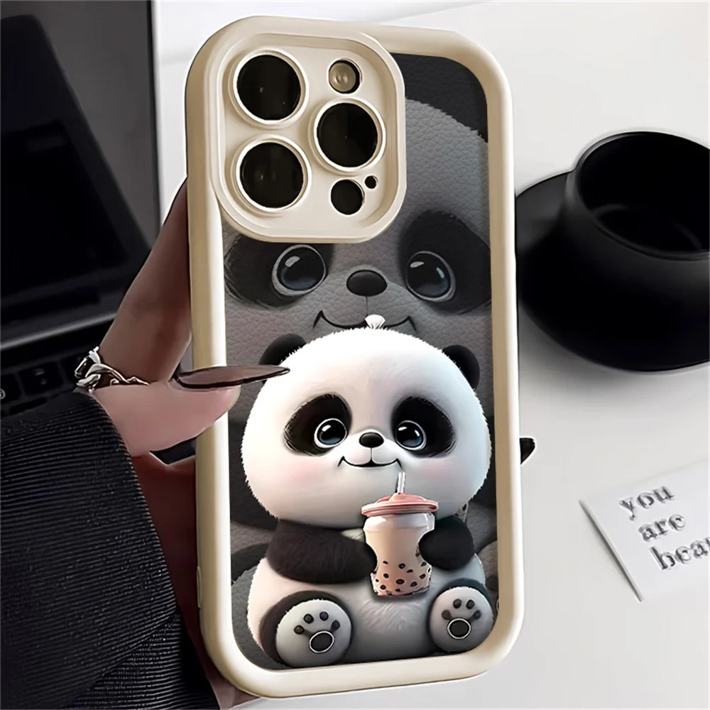 Panda Soft TPU Case For iPhone 15 Pro Max Cases iPhone 16 13 14 11 12 7 8 Plus SE 15promax 15pro 16pro 16promax Cover Funda Panda Soft TPU Case For iPhone 15 Pro Max Cases iPhone 16 13 14 11 12 7 8 Plus SE 15promax 15pro 16pro 16promax Cover Funda