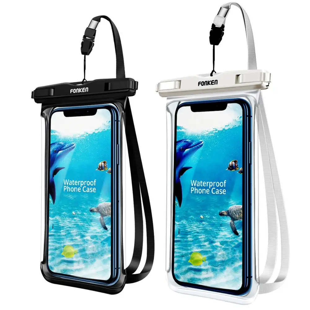 FONKEN Full View Waterproof Case for Phone Underwater Snow Rainforest Transparent Dry Bag Swimming Pouch Big Mobile Phone Covers FONKEN Full View Waterproof Case for Phone Underwater Snow Rainforest Transparent Dry Bag Swimming Pouch Big Mobile Phone Covers